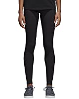 adidas Women's Trefoil Leggings, Black/Mini Logo, S